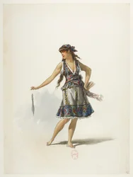 Saint-Saëns - Henry VIII - Kostümentwürfe - Lacoste - 72. Kostüm